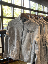 Load image into Gallery viewer, Larger Story Women's Heather Gray Fleece