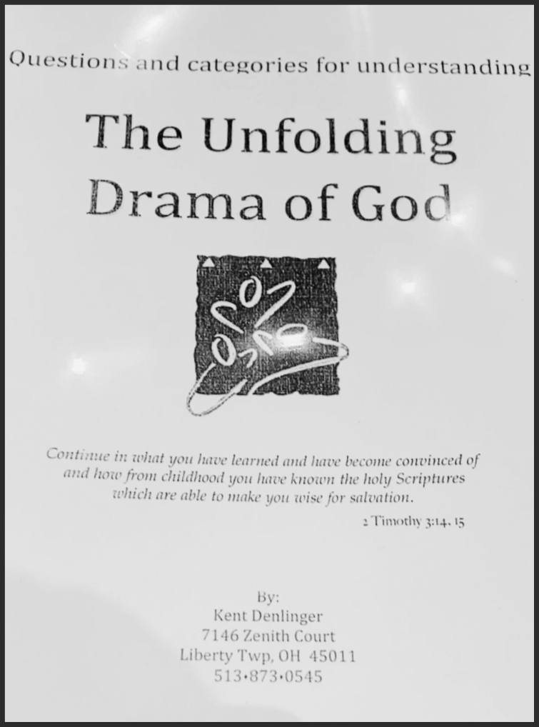 The Unfolding Drama of God